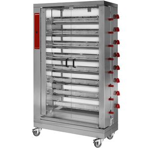 Diamond RVG/8-CM Chicken Gas Rotisserie, 48 Chickens Capacity - RVG-8-CM - 1