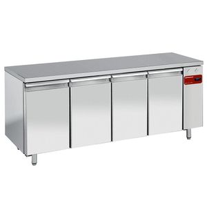 Diamond TS4B/H 4 Door Stainless Steel Freezer Counter, 550 Litres - TS4B-H - 1