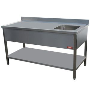 Diamond TV1871DA Chef Table 1 Tank 400X400H250 - TV1871DA - 1