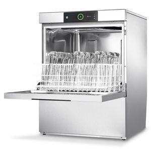 Hobart GX-10C 500mm Basket Frontloading Commercial Glasswasher with Chemical Pump & Drain Pump, 25 Pint Capacity - GX-10C - 1