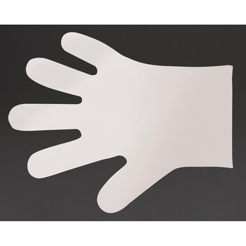 Vegware Compostable Food Prep Gloves Medium White (Pack of 2400) - FD388 - 1