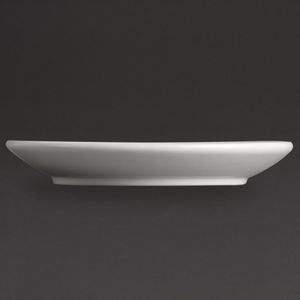 Olympia Whiteware Rounded Square Saucers 150mm (Pack of 12) - Y116 - 3