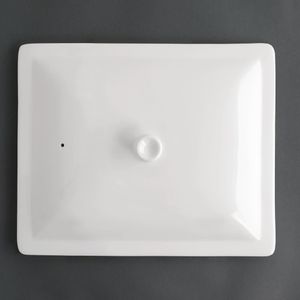 Olympia Whiteware Gastronorm Lid 1/2 Size - CD719 - 1