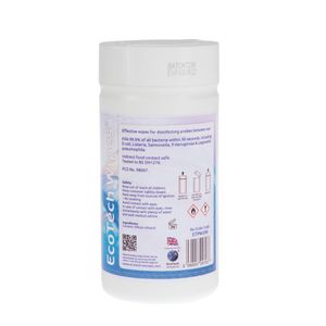 EcoTech Disinfectant Probe Wipes Tub (Pack of 200) - DA288 - 3