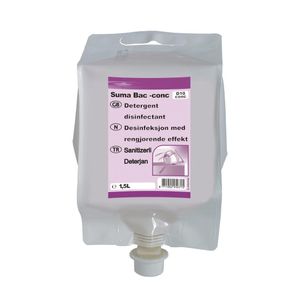 Suma Bac D10 Cleaner and Disinfectant Super Concentrate 1.5Ltr (4 Pack) - GC398 - 1
