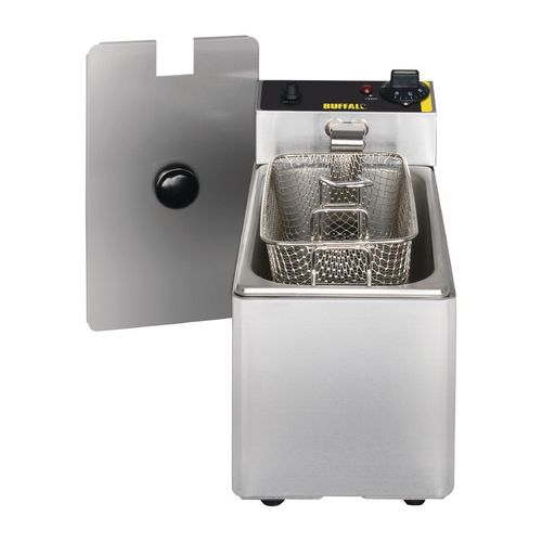 Buffalo Single Tank Single Basket Countertop Fryer 2kW - L370 - 4