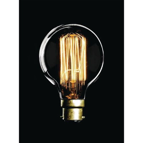 Crystalite CFL Antique Squirrel Cage Golf Ball Bulb Bayonet Cap 60W