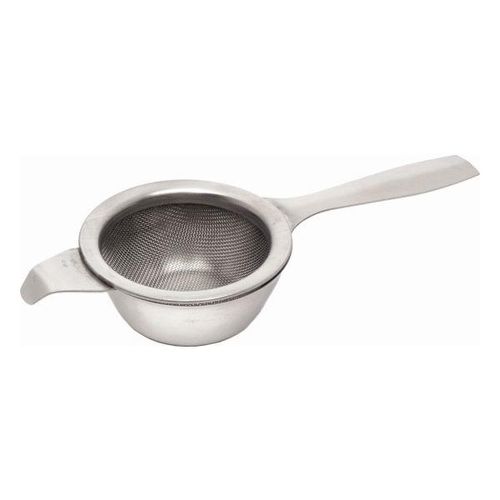 S/St.Teastrainer & Bowl 2"Wide 5.1/2" Long - 11109 - 1