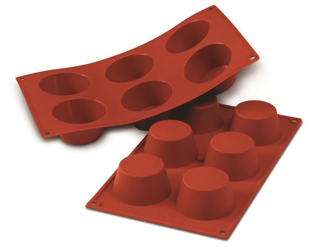 Silikomart Mould Sheet - 6 Medium muffin 69mm - 12250-15
