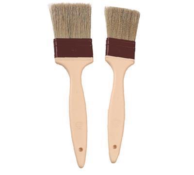 Matfer Natural Flat Pastry Brush Plastic Hnd - 35 - 116013 - 11018-03