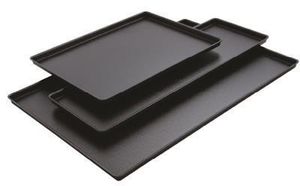 Matfer Black Cast-iron-look Tray - 600x400x20mm - 610620 - 12686-01