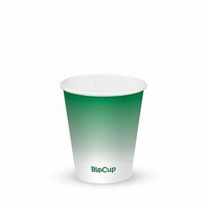 BioPak 300ml / 10oz (90mm) Green Cold Paper BioCup (Case of 1000) - BCC-10-G-UK - 1