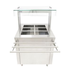 Parry Flexi-Serve Hot Cupboard with Wet Bain Marie Top and Quartz Heated Gantry FS-HBW2PACK - CH190 - 3