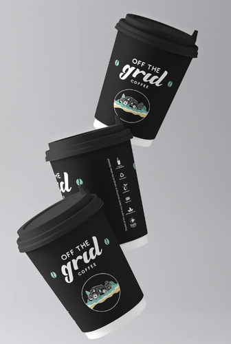 20,000 x 12oz DW + Lids - Off The Grid cups - 1