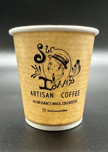 Custom Branded 4oz Single Wall Espresso Cups - Custom Printed 4oz Sampling Cups - 4oz Single Wall Paper Drinks Cups - 13