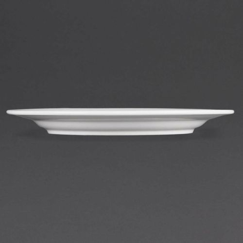 Olympia Whiteware Wide Rimmed Plates 280mm (Pack of 6) - CB482 - 5