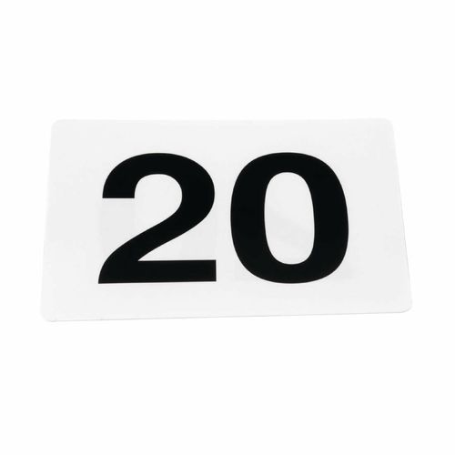 Plastic Table Numbers Inserts 1-25 - GC086 - 2