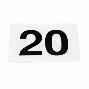 Plastic Table Numbers Inserts 1-25 - GC086 - 3