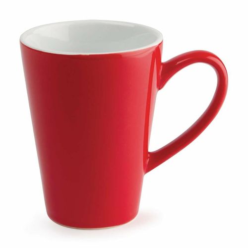 Olympia Cafe Latte Cups Red 340ml (Pack of 12) - GL486 - 1