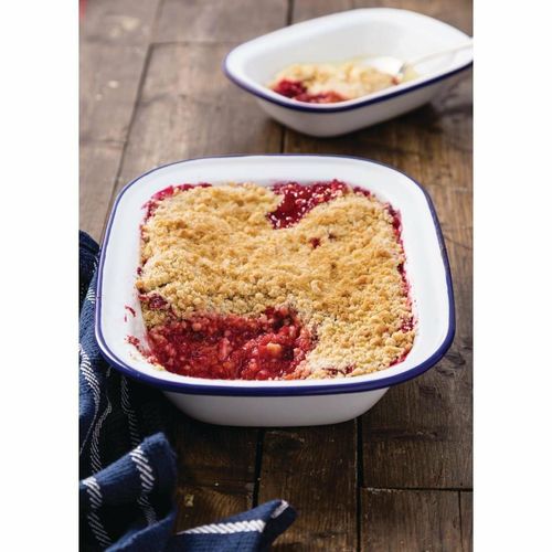 Olympia Enamel Dishes Rectangular 280 x 190mm (Pack of 6) - GM510 - 9