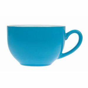 Olympia Cafe Cappuccino Cups Blue 340ml (Pack of 12) - HC404 - 1