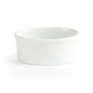 Olympia Whiteware Oval Ramekins 105mm (Pack of 12) - W445 - 3