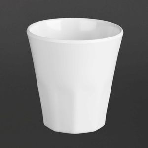 Olympia Kristallon Melamine Plastic Tumbler White 290ml (Pack of 6) - CR346 - 3