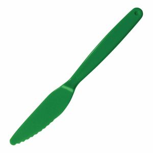 Olympia Kristallon Polycarbonate Knife Green (Pack of 12) - DL116 - 1