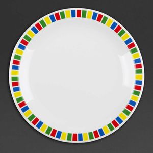 Olympia Kristallon Fairground Melamine Side Plates 160mm (Pack of 12) - DP980 - 3