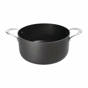 Vogue Anodised Aluminium Non Stick Casserole Pan 240mm - CN950 - 1