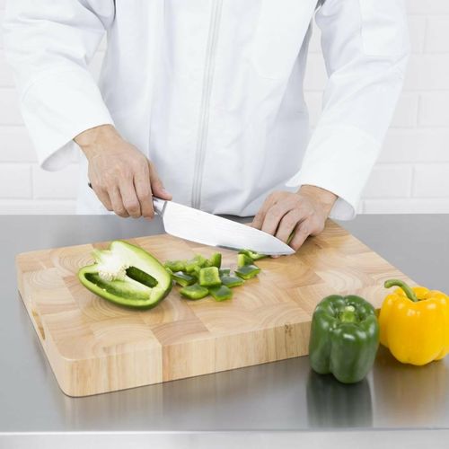 Vogue Rectangular Wooden Chopping Board Medium - C459 - 5
