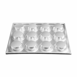Vogue Aluminium Non-Stick Muffin Tray 12 Cup - C562 - 3