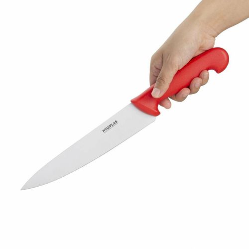 Hygiplas Chefs Knife Red 21.5cm - C895 - 2