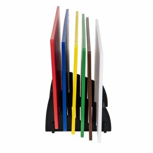 Hygiplas Low Density Chopping Board Set with Rack - J258 - 3