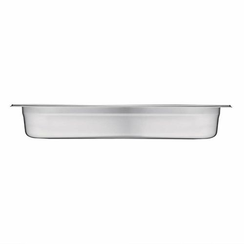 Vogue Stainless Steel 2/1 Gastronorm Pan 100mm - K804 - 5