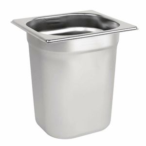 Vogue Stainless Steel 1/6 Gastronorm Pan 200mm - K995 - 1