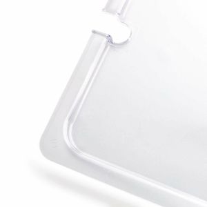 Vogue Polycarbonate 1/1 Gastronorm Lid Notched - U250 - 3