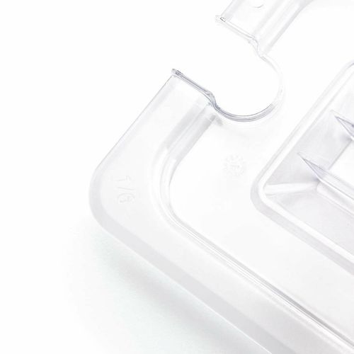 Vogue Polycarbonate 1/6 Gastronorm Lid Notched - U254 - 3