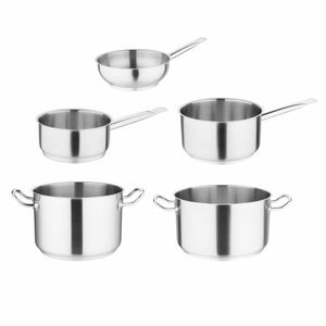 Special Offer - Vogue Casserole, Stew and Sauté Pan Set (Pack of 5) - S121 - 1