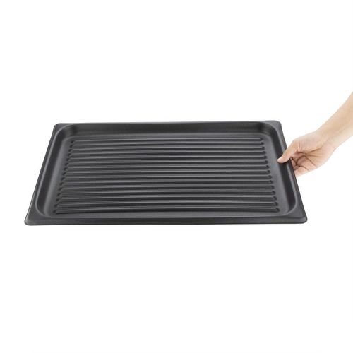 Vogue Ridged Non Stick Baking Sheet - S372 - 3