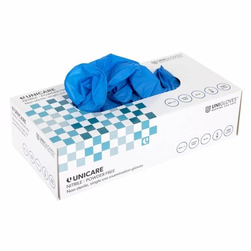 Powder-Free Nitrile Gloves Blue Extra Large (Pack of 100) - Y478-XL - 3