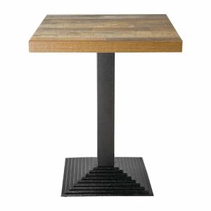 Bolero Pre-Drilled Square Table Top Urban Dark 600mm - DR821 - 3