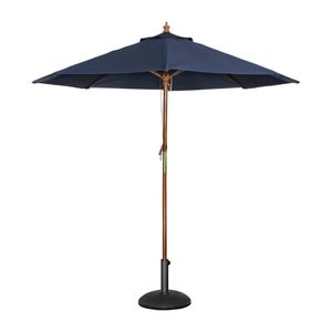 Bolero Round Parasol 3m Diameter Navy Blue - GG497 - 3