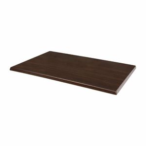 Bolero Pre-drilled Rectangular Table Top Dark Brown - CW131 - 1