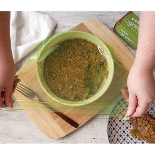Agreena Three-In-One Reusable Food Wraps 200 x 200mm and 300 x 300mm (Pack of 4) - FD934 - 6