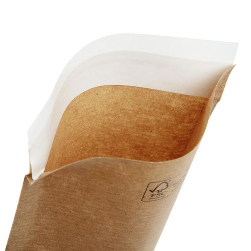 Kraft Recyclable Sealable Paper Cutlery Bags (Pack of 2000) - DF696 - 6