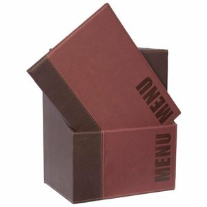 Securit Contemporary Menu Covers and Storage Box A4 Bordeaux (Pack of 20) - U267 - 1