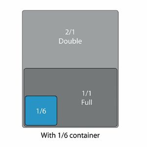Cambro Polycarbonate 1/6 Gastronorm Pan 150mm - DM753 - 4