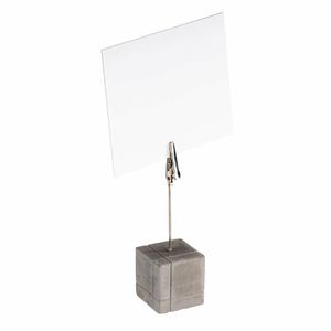 APS Concrete Effect Table Stand Square With Peg (Pack of 4) - FB616 - 3