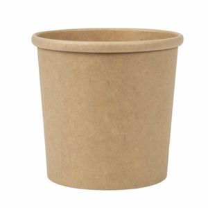 Colpac Recyclable Kraft Microwavable Soup Cups 350ml / 12oz (Pack of 500) - FA369 - 3